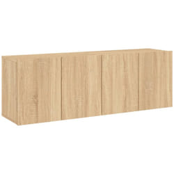 Meubles TV muraux 2 pcs chêne sonoma 60x30x41 cm vidaXL