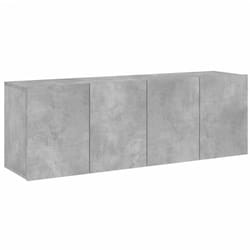 Vidaxl - Meubles tv muraux 2 pcs gris béton 60x30x41 cm