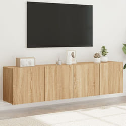 Vidaxl - Meubles tv muraux 2 pcs chêne sonoma 80x30x41 cm