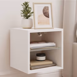 Cette armoire TV murale est la solution parfaite pour votre espace de vie afin de maximiser l'espace et de garder les surface ...