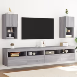 Avec un design à la fois tendance et pratique, ces meubles TV avec lumières LED deviendront un point central de votre pièce.  ...