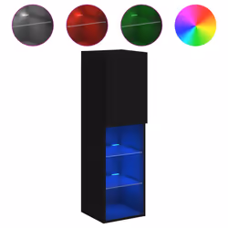 VidaXL 837017, Noir, Bois, Bois, 305 mm, 300 mm, 1020 mm