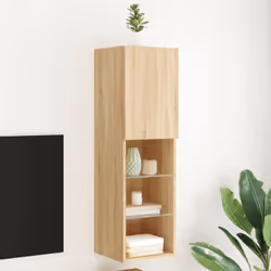 Avec un design à la fois tendance et pratique, ce meuble TV avec lumières LED deviendra un point central de votre pièce. Maté ...