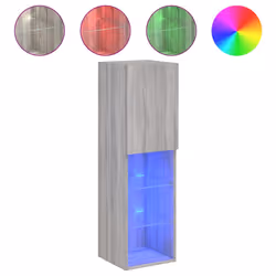 VidaXL 837025, Gris, Bois, Bois, 305 mm, 300 mm, 1020 mm