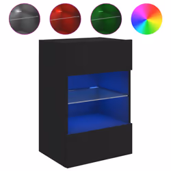 VidaXL 837080, Noir, Bois, Bois, 400 mm, 300 mm, 605 mm