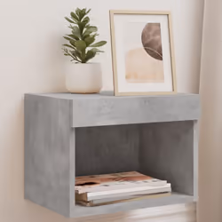 Dotée d'un design à la fois tendance et pratique, cette table de chevet avec lumières LED deviendra le point central de votre ...