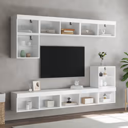 VidaXL 837141 Support TV et centre de divertissement - Vue supplémentaire 4