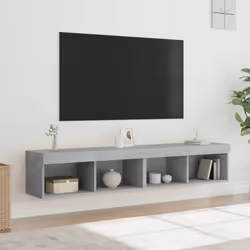 Avec un design à la fois tendance et pratique, ces meubles TV avec lumières LED deviendront un point central de votre pièce. ...