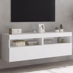 Ces armoires TV murales sont la solution parfaite pour votre espace de vie afin de maximiser l'espace et de garder les surfac ...