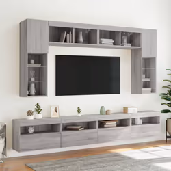VidaXL 837194 Support TV et centre de divertissement - Vue supplémentaire 6