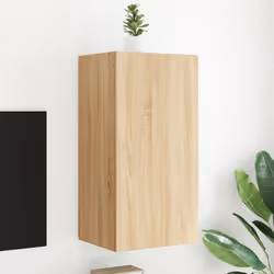 vidaXL Meuble TV mural avec lumières LED chêne sonoma 40,5x35x80 cm