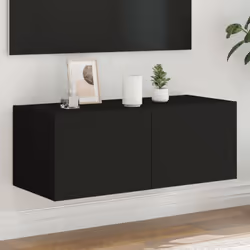 Cette armoire TV murale est la solution parfaite pour votre espace de vie afin de maximiser l'espace et de garder les surface ...