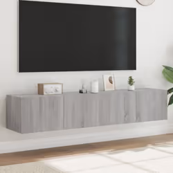 Ces armoires TV murales sont la solution parfaite pour votre espace de vie afin de maximiser l'espace et de garder les surfac ...