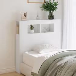 VidaXL 837330 tête de lit et pied de lit Blanc