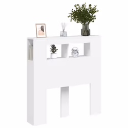VidaXL 837330 tête de lit et pied de lit Blanc - Vue supplémentaire 4