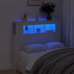 VidaXL 837337 tête de lit et pied de lit Blanc