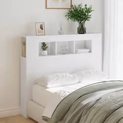 VidaXL 837337 tête de lit et pied de lit Blanc