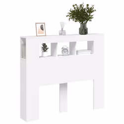 VidaXL 837337 tête de lit et pied de lit Blanc - Vue supplémentaire 4