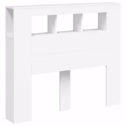 VidaXL 837337 tête de lit et pied de lit Blanc - Vue supplémentaire 5