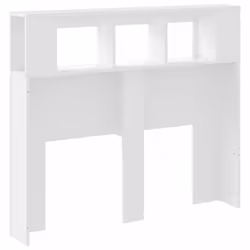 VidaXL 837337 tête de lit et pied de lit Blanc - Vue supplémentaire 7
