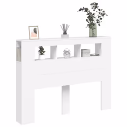 VidaXL 837344 tête de lit et pied de lit Blanc - Vue supplémentaire 4