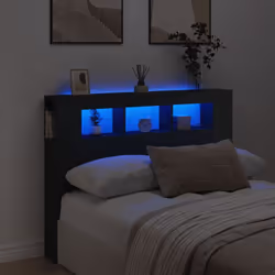 Description générale Cette tête de lit à LED classique, au design élégant, apporte une touche moderne à votre chambre. Elle e ...