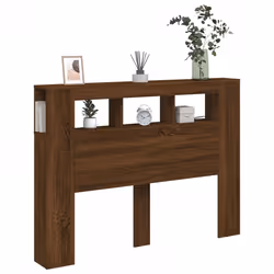VidaXL 837350 tête de lit et pied de lit Marron, Chêne - Vue supplémentaire 4