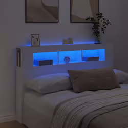 VidaXL 837351 tête de lit et pied de lit Blanc