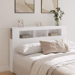 VidaXL 837351 tête de lit et pied de lit Blanc