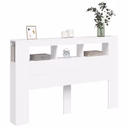 VidaXL 837351 tête de lit et pied de lit Blanc - Vue supplémentaire 4