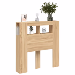 VidaXL 837353 tête de lit et pied de lit Chêne - Vue supplémentaire 5