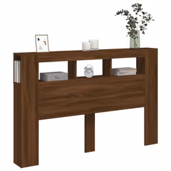 VidaXL 837357 tête de lit et pied de lit Marron, Chêne - Vue supplémentaire 4