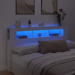VidaXL 837358 tête de lit et pied de lit Blanc