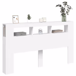 VidaXL 837358 tête de lit et pied de lit Blanc - Vue supplémentaire 5