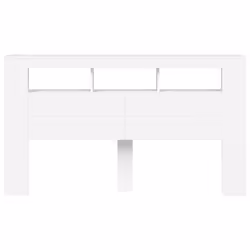 VidaXL 837358 tête de lit et pied de lit Blanc - Vue supplémentaire 6