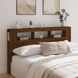 VidaXL 837364 tête de lit et pied de lit Marron, Chêne - Vue supplémentaire 4
