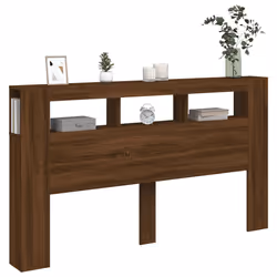 VidaXL 837364 tête de lit et pied de lit Marron, Chêne - Vue supplémentaire 5