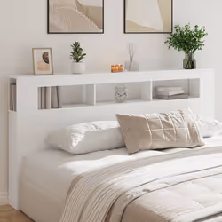 VidaXL 837365 tête de lit et pied de lit Blanc