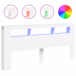 VidaXL 837372, Blanc, Bois, 2200 mm, 103,5 cm, 185 mm