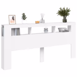 VidaXL 837372 tête de lit et pied de lit Blanc - Vue supplémentaire 5