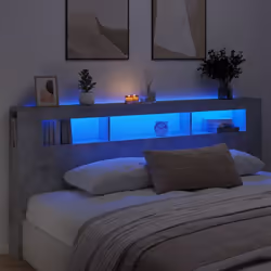 Cette tête de lit à LED classique, au design élégant, donne à votre cadre de lit une touche de modernité étonnante et convien ...