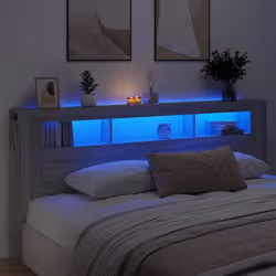 Cette tête de lit à LED classique, au design élégant, donne à votre cadre de lit une touche de modernité étonnante et convien ...