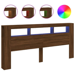 VidaXL 837378 tête de lit et pied de lit Marron, Chêne