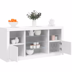 Décorez votre pièce avec ce buffet moderne avec éclairage LED, il s'harmonise facilement avec les meubles de tout style de vo ...