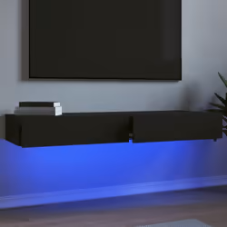 Description générale Avec un design à la fois élégant et pratique, ce meuble TV avec éclairage LED est conçu pour devenir un ...