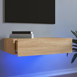 Description générale Avec un design à la fois élégant et pratique, ce meuble TV avec éclairage LED est conçu pour devenir un  ...