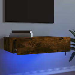 Avec un design à la fois élégant mais pratique, ce meuble TV avec éclairage LED est destiné à devenir un point central de vot ...