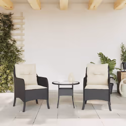 VidaXL 365144 chaise d'extérieur Terrace Siège rembourré Polyuréthane, Acier Crème, Blanc