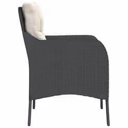 VidaXL 365144 chaise d'extérieur Terrace Siège rembourré Polyuréthane, Acier Crème, Blanc - Vue supplémentaire 6