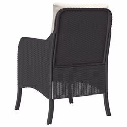VidaXL 365144 chaise d'extérieur Terrace Siège rembourré Polyuréthane, Acier Crème, Blanc - Vue supplémentaire 7
